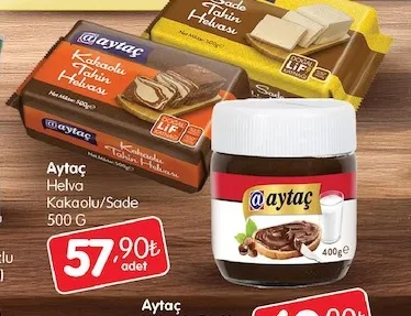 Aytaç Helva Kakaolu/Sade 500 G