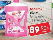 Asperox Yüzey Temizleyici Çeşitleri 2,5 L