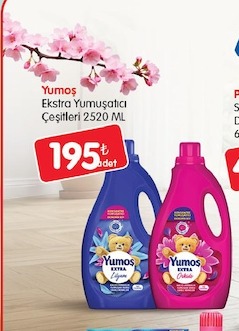 Yumoş Ekstra Yumuşatıcı Çeşitleri 2520 Ml