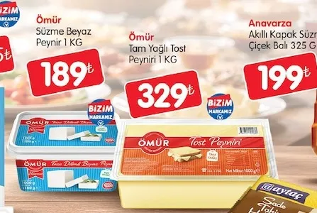 Ömür Süzme Beyaz Peynir 1 Kg