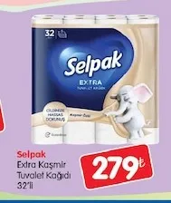 Selpak Extra Kaşmir Tuvalet Kağıdı 32'Li