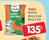 Yayala Kırmızı Mercimek İthal 2 Kg