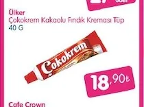 Ülker Çokokrem Kakaolu Fındık Kreması Tüp 40 G