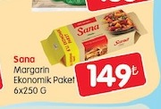 Sana Margarin Ekonomik Paket 6X250 G