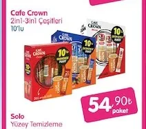 Cafe Crown 2In1-3In1 Çeşitleri 10'Lu