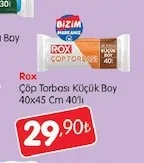 Rox Çöp Torbası Küçük Boy 40X45 Cm 40Lt
