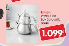 Emsan Power Orta Boy Çaydanlık Takımı