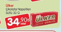 Ülker Çikolata Napoliten Sütlü 33 G