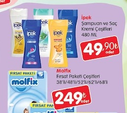 Ipek Şampuan Ve Saç Kremi Çeşitleri 480 Ml