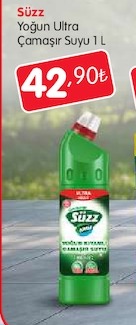 Süzz Yoğun Ultra Çamaşır Suyu 1 L
