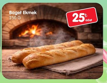 Baget Ekmek 250 G