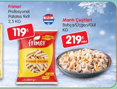 Frimer Profesyonel Patates 9X9 2,5 Kg