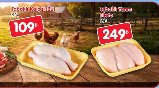 Tabaklı Kalçalı But Kg