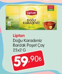 Lipton Doğu Karadeniz Bardak Poşet Çay 25X2 G