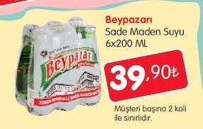 Beypazarı Sade Maden Suyu 6X200 Ml