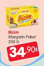 Bizim Margarin Paket 250 G