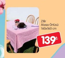Zifir Masa Örtüsü 160X160 Cm