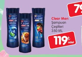 Clear Men Şampuan Çeşitleri 350 Ml