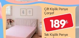 Çift Kişilik Penye Çarşaf