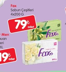 Fax Sabun Çeşitleri 4X200 G