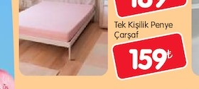 Tek Kişilik Penye Çarşaf