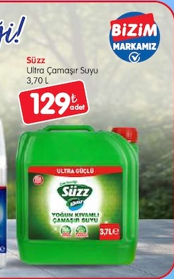 Süzz Ultra Çamaşır Suyu 3.70 L