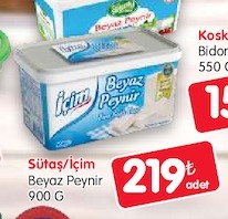 Sütaş/İçim Beyaz Peynir 900 G