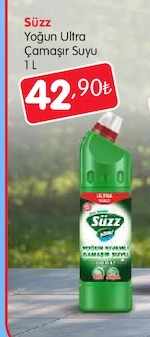 Süzz Yoğun Ultra Çamaşır Suyu 1 L