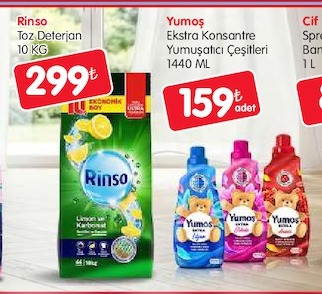 Rinso Toz Deterjan 10 Kg