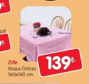 Zifir Masa Örtüsü 160X160 Cm