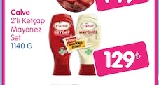 Calve 2'Li Ketçap Mayonez Set 1140 G