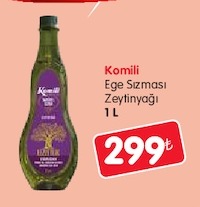Komili Ege Sızması Zeytinyağı 1 L