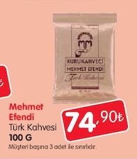 Mehmet Efendi Türk Kahvesi 100 G