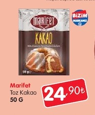 Marifet Toz Kakao 50 G