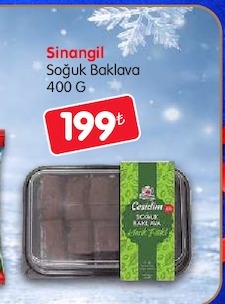 Sinangil Soğuk Baklava 400 G