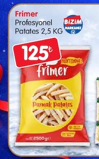 Frimer Profesyonel Patates 2,5 Kg