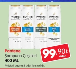 Pantene Şampuan Çeşitleri 400 Ml