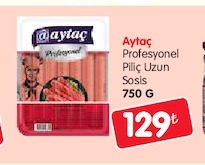 Aytaç Profesyonel Piliç Uzun Sosis 750 G