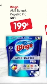 Bingo Akıllı Bulaşık Kapsülü Pro 50Lı