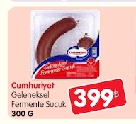 Cumhuriyet Geleneksel Fermente Sucuk 300 G