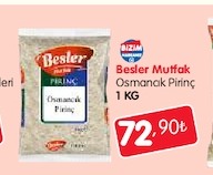 Besler Mutfak Osmanak Pirinç 1 Kg