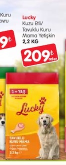 Lucky Kuzu Etli/ Tavuklu Kuru Mama Yetişkin 2,2 Kg