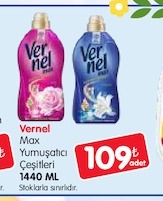 Vernel Max Yumuşatıcı Çeşitleri 1440 Ml