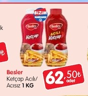 Besler Ketçap Acılı/Acısız 1 Kg
