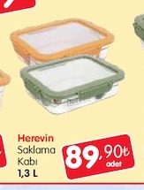 Herevin Saklama Kabı 1,3 L