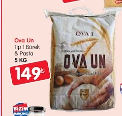 Ova Un Tip 1 Börek & Pasta 5 Kg
