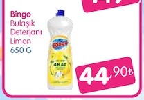 Bingo Bulaşık Deterjanı Limon 650 G