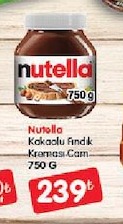 Nutella Kakaolu Fındık Kreması Cam 750 G