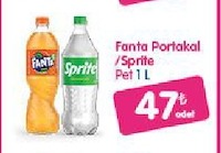 Fanta Portakal / Sprite Pet 1L