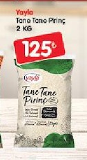 Yayl Tane Tane Pirinç 2 Kg
